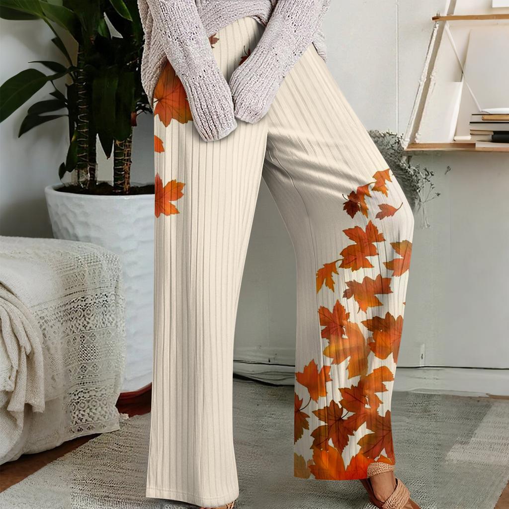 Pajama Pants, Sleepwear, Casual Drawstring Elastic Waist Pants, Comfortable Straight-leg Loose Pants