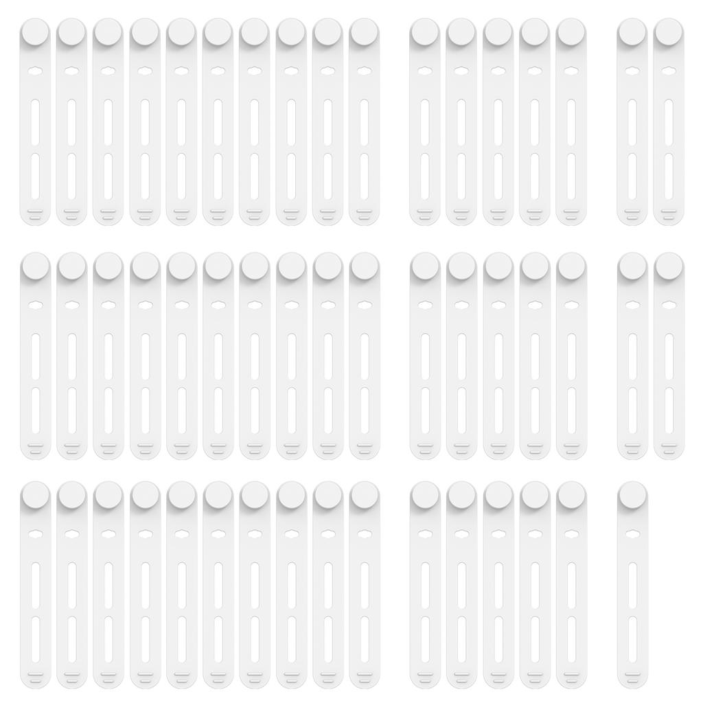 Zapięcia kablowe z możliwością odpięcia Organizer do przewodów Silikonowy Haczyk Pętelka Owijka Zip Opaska do wiązania Opaska do kabli Zarządzanie kablami Mocowanie Paski do kabli