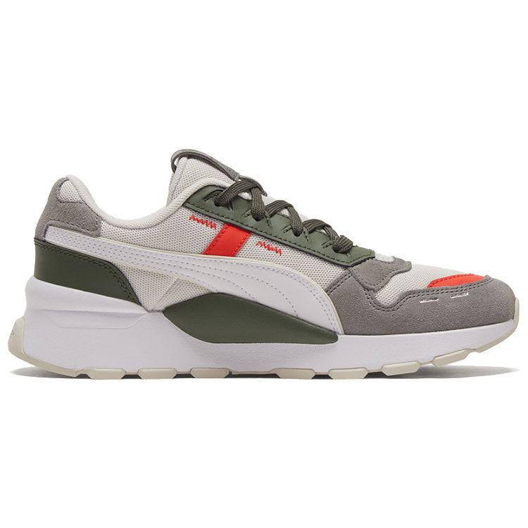 Puma Rs 2.0 Winterized Fabric Leather Classic Versatile Shock Absorbing Durable Low Top Lifestyle Casual Shoes Unisex sneaker Smoke-Gray 374013-03