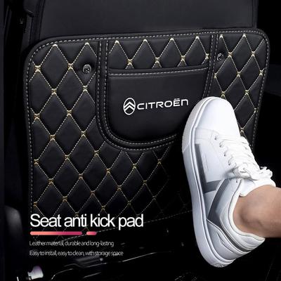 Car Seat Cover Backrest Protection Anti-kick Mat For e-C3 e-C4 X C5X C3 C4 Cactus Picasso C-Crosser C6 C1 C-Elysee C2
