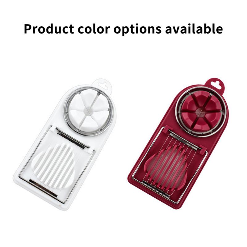 Multifunctional Egg Slicer with Stainless Steel Wires Dual Modes 1Pcs Portable Kitchen Gadget for Home Travel Picnic