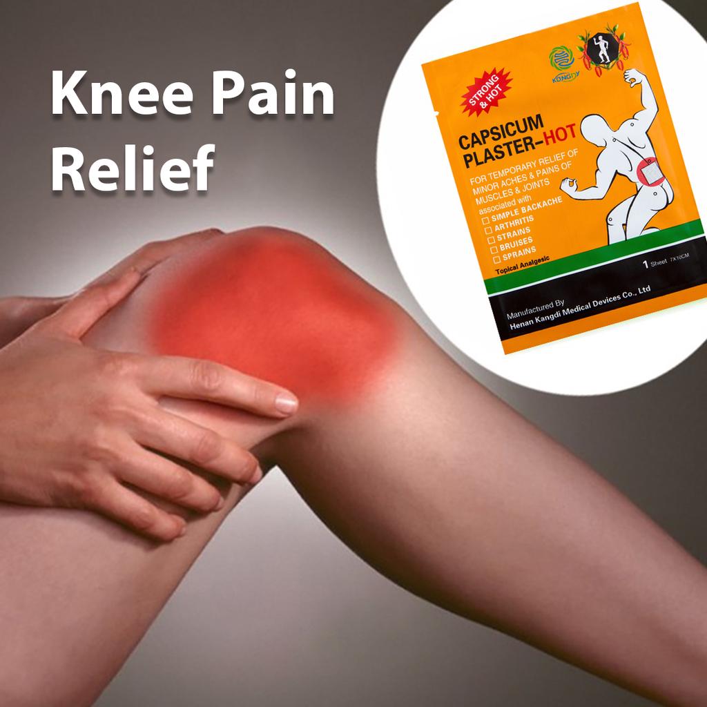 10 Bags Pain Relievers Health Care Medical Capsicum Plaster for Neck Shoulder Pain Relief