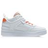 Li Ning CF New Series Classic Casual Mid-Top Sneakers Women Sneakers White Orange Blue AGCR112-4
