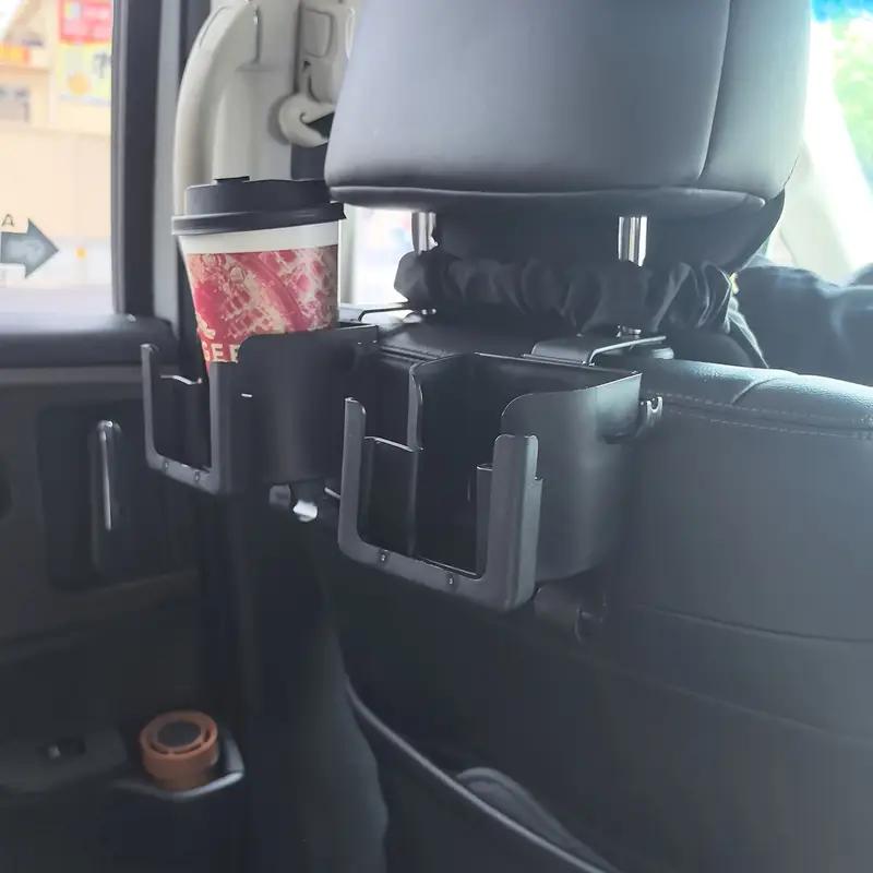 Car Back Seat Cup Holder Headrest Handbag Hook Hanger Storage Organizer Universal Water Cup Holder Car Interior Accessories