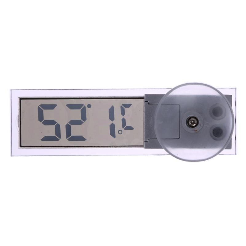 Car Thermometer Celsius Fahrenheit Osculum Type Suction Cup Thermometer Vehicle-mounted Convenient for House Factories Auto
