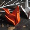 Creative Paper Cranes Ceramic Handicrafts Geometric Origami Sculptures Bird Swan Decorative Figurines Home Decoration