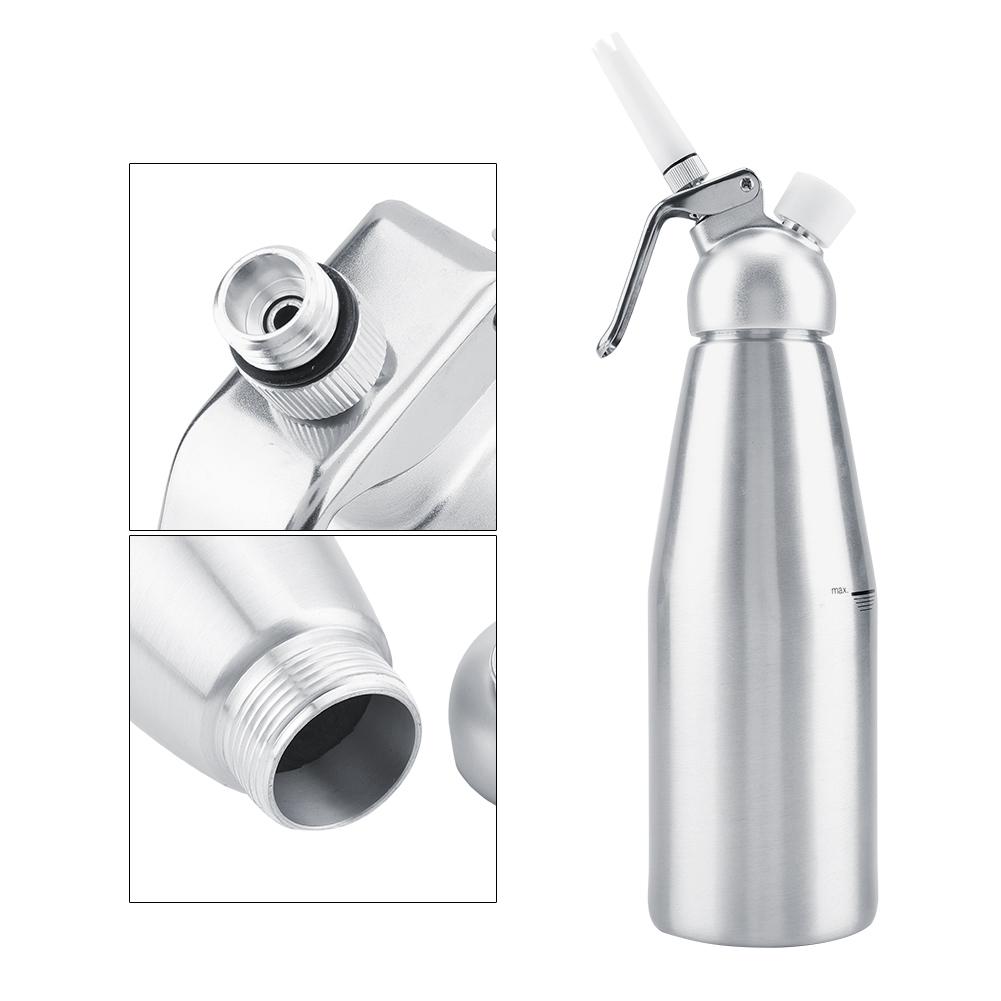 1000ml Portable Aluminum  Whipped Crm Dispenser Foamer Dessert Tool