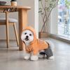 Hooded Dog Jumpsuit, Plush Lined Cozy Dog Hoodie, Four-Legged Pet Outfit, Warm Winter Onesie Clothes for Small Medium Dogs