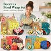 9pcs Washable Beeswax Food Wrap Multi Size Reusable Food Cover Food Wrapping Paper  for Leftover