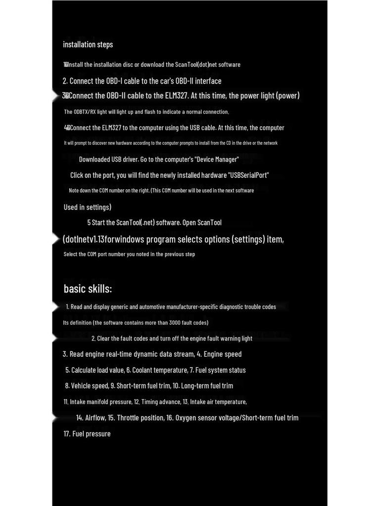 Bluetooth OBD2 Car Diagnostic Tool & Engine Fault Code Reader (ELM327)