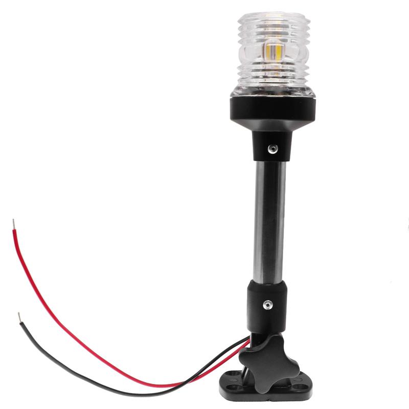 Marine Anchor Light For Boat LED Navigation Lights Sea Sailing Lamp Waterproof Fold Down Lights 12-24V