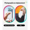 Imprimante Photo Portable - LIENE - 2x3'' - Bluetooth 5.0 - Blanc - 5 Papiers Adhésifs Inclus