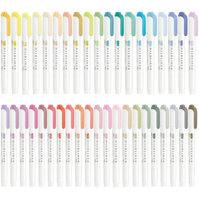 Zebra Mildliner Set No Includes 1 Sample Notepad 40-Color (Complete Set, Case, Individual)