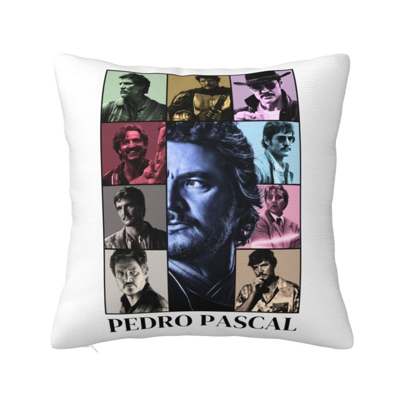 Vintage Bootleg Pedro Pascal Cushion Cover x cm Polyester Velvet Throw Pillow Case For Sofa Chair Home Decoration Pillowslip