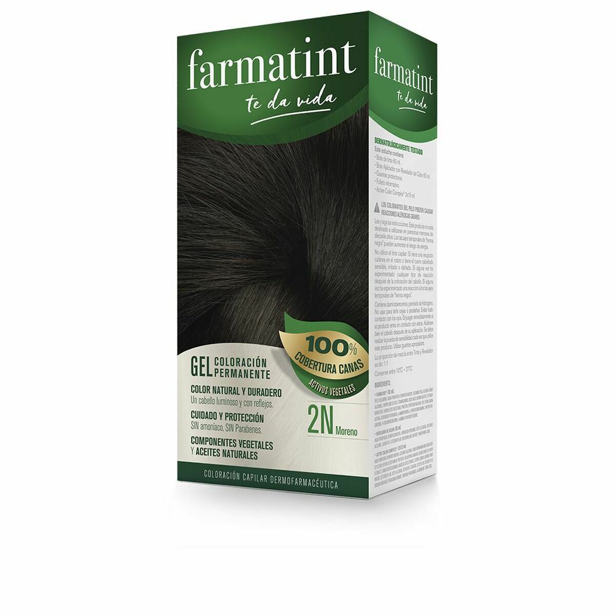 

Teinture permanente Farmatint 2n-Moreno Gel Brunette (60 ml)