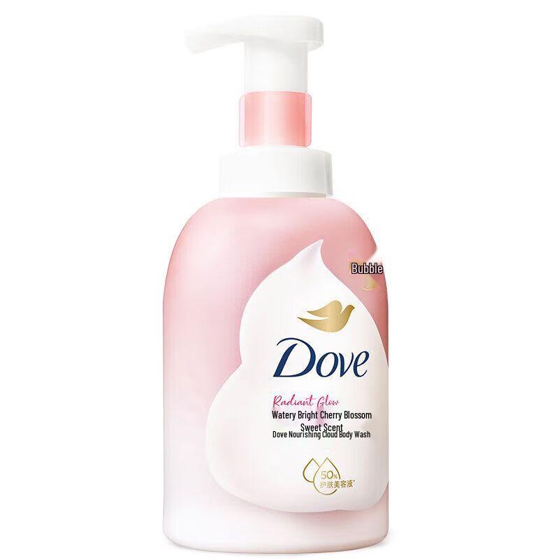 Dove Cherry Blossom Sweet Scent Foaming Body Wash 2-Pack