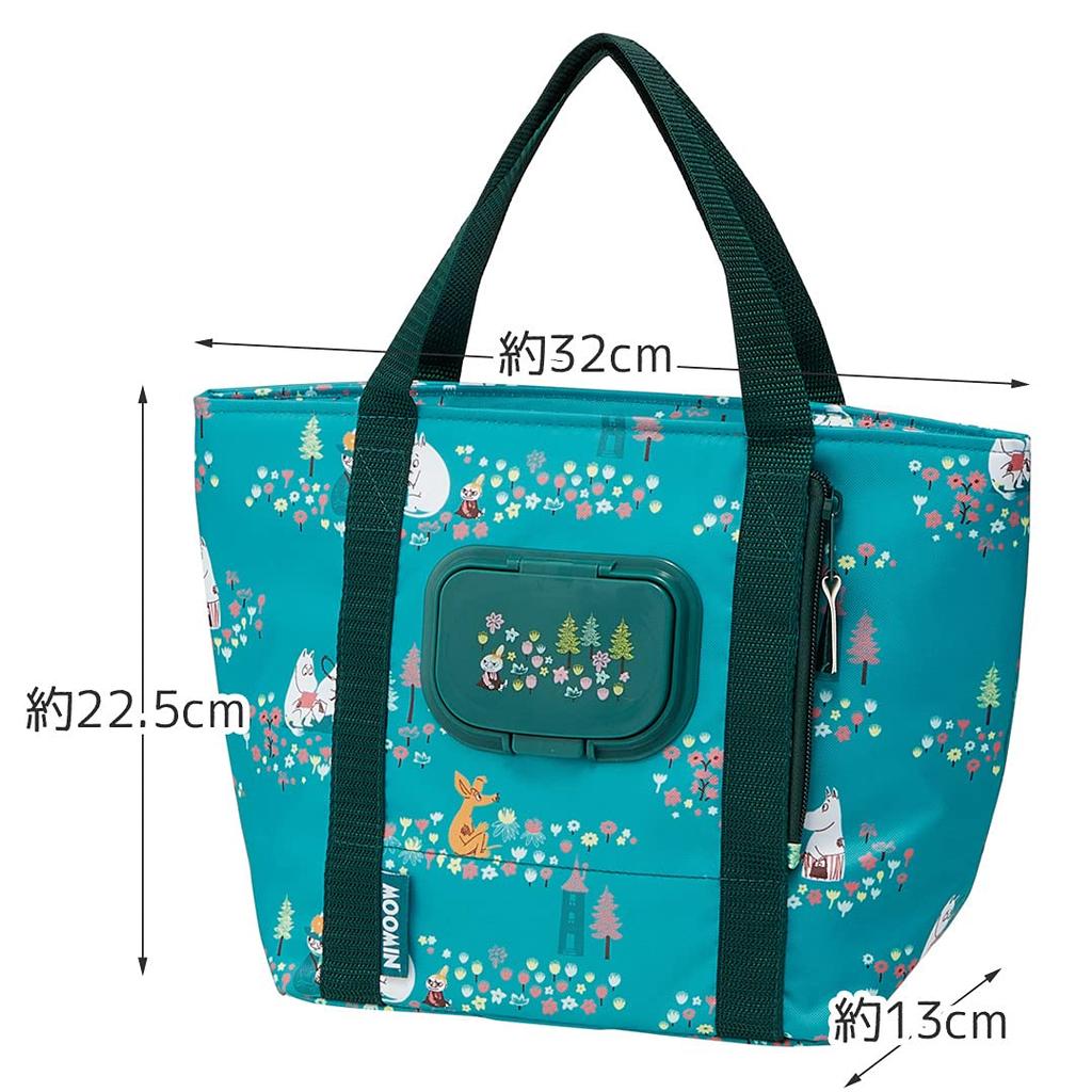 Skater Moomin Lunch Bag with Wet Wipes Pocket (KCLBP1-A)