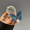 Lady Charm Ball Haarspange Schmetterling Perle Pferdeschwanz Clip Kopfschmuck Kopf Schnalle Haarschmuck