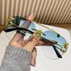 Fashion Unisex Korean Anti Radiation Classical Glasses for Women Men Metal Retro Eyeglass Fashion Unisex