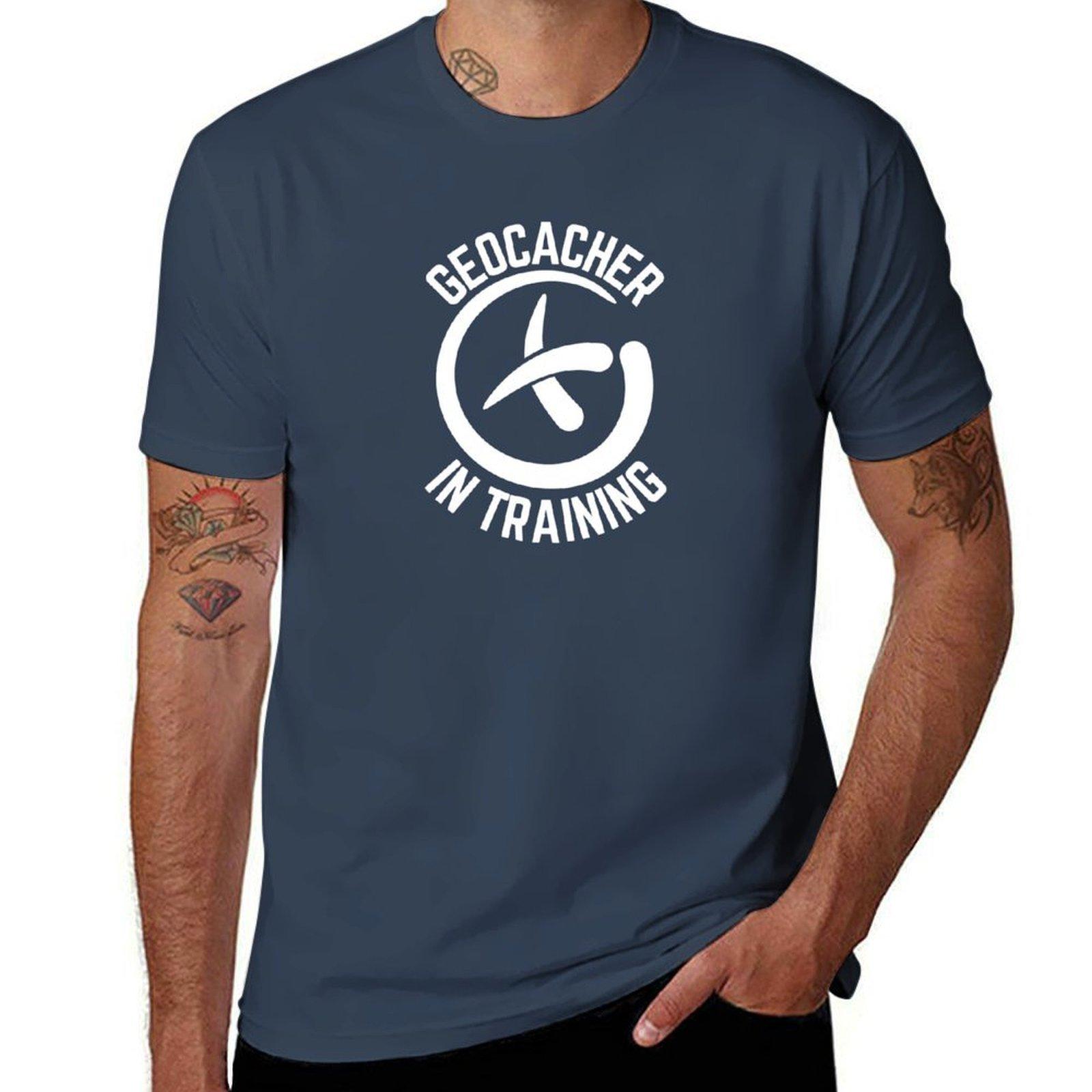 Geocacher in training for geocaching kids TShirt man graphic t shirt man t shirt designer TShirt S
