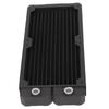 Water Cooling Radiator Red Copper Brass Steel G1 4 Thread 14 Pipes Fast Heat Dissipation Computer Radiator For 12cm Fan