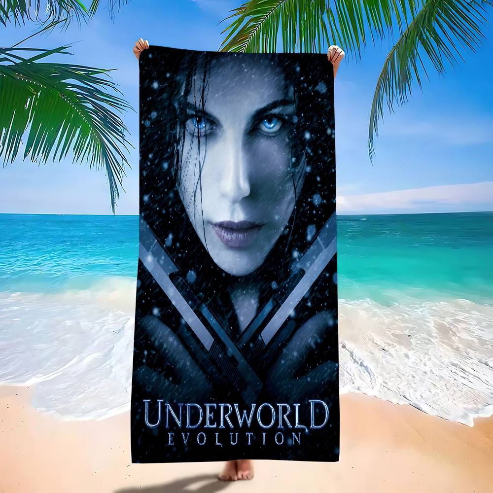 Pop Movie Underworld Microfiber Beach Towel Absorbent Quick Dry Soft Yoga Swimming Resort Mountain Climbing Towel