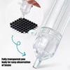 Press Style Plastic Art Tool with 2 Storage Cups, Manual DIY Craft Pen for Table Work, Handmade Use, Art Tasks, and Routine DIY Activity Use