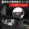 Seiyishi Universal Console Car Storage Box with Dual USB Fast Drink Cigarette and Driving Recorder Perfect for Long Reduces and Box/Armrest, Charging,