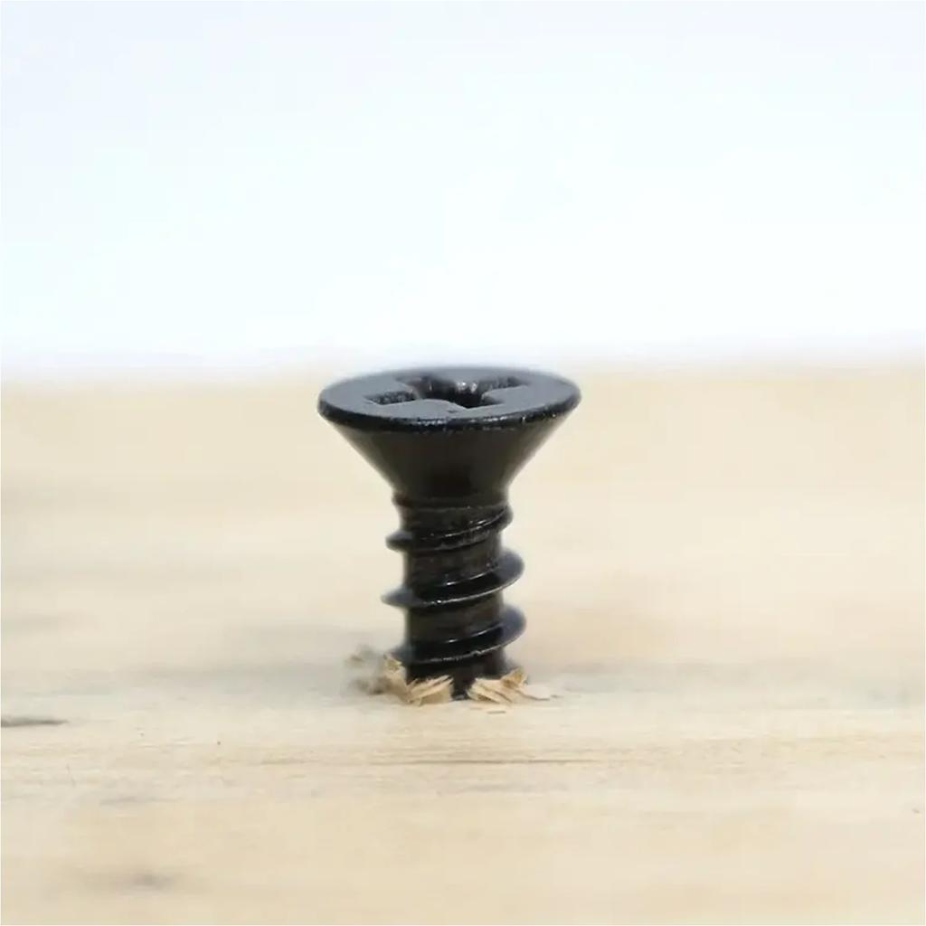 90 piece flat head cross wood screw assembly fastener kit, cross groove table top, M3-M3.5 self tapping screw combination set