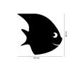 Sticker Géant en ardoise Poisson 80 x 58 cm 1 pièce