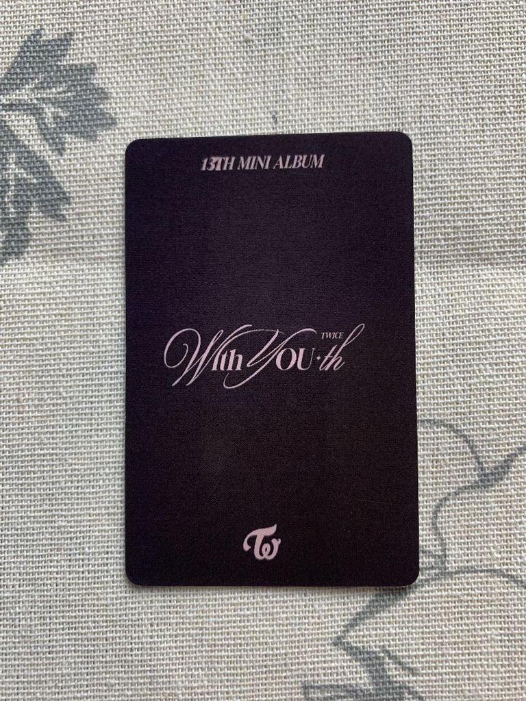 [USED] TWICE with Youth Mina Limited Pre-recorded Trading Card