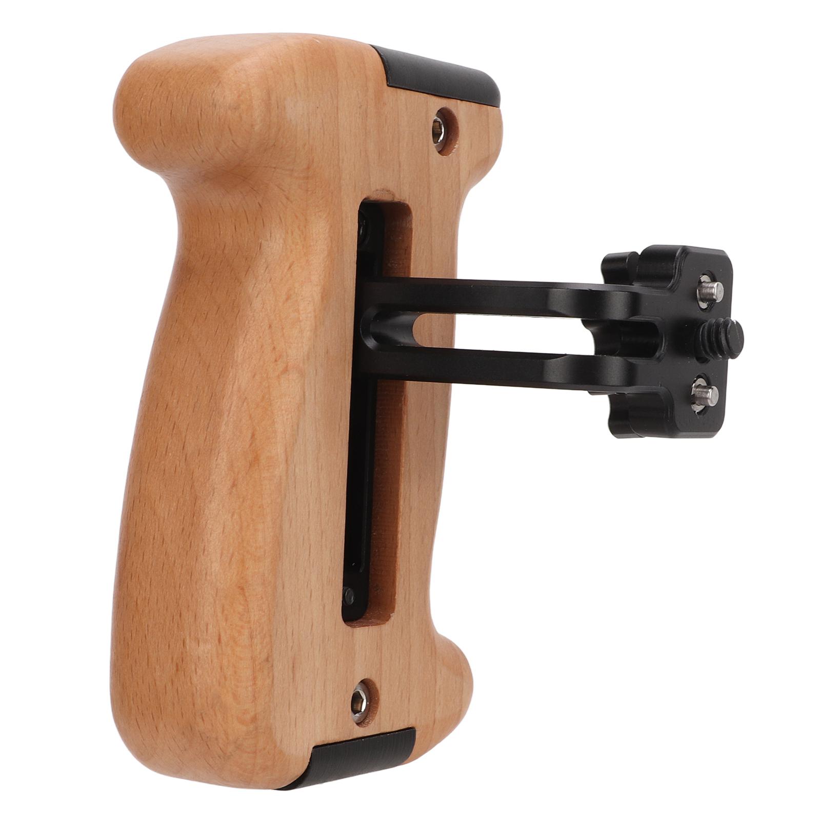 

Ручка-клетка для камеры Рукоятка для DSLR-камеры Ручка-клетка для верхней ручки Деревянная рукоятка с креплением «холодный башмак» Универсальная