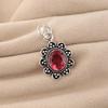 Pink Tourmaline Gemstone 925 Sterling Silver Jewelry Handcrafted Necklace Pendant 1.37" For Thanksgiving CP-40-14