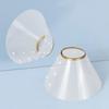 Plastic Pet Protective Collar Transparent Elizabethan Collar Cat Recovery Collar  Wound Protection