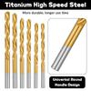 13PCS Drill Bit Set High-Speed Steel Drill Kit Impact Quick Change Drill Kit for Glass Metal Tile Concrete Masonry Electric Tool