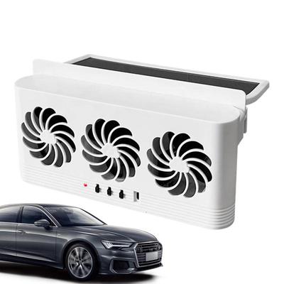 Solar Car Fan Auto Cooling Air Circulation Fan Strong Suction Ventilation Tool For SUV Truck Sedan RV And Small Car