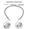 TNC Male To BNC Male Adapter Cable: 50 Ohm Microphone Antenna Extension