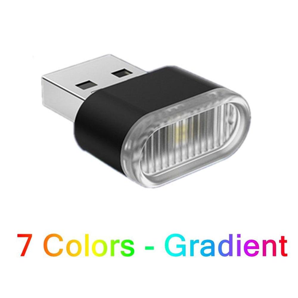 Mini LED Car Light Auto Interior Atmosphere USB Light Decor Plug And Play Lamp Emergency Lighting PC Auto Products