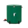 Springos ® Réservoir pliable – tonneau de récupération d'eau de pluie 100L avec embout de gouttière et robinets