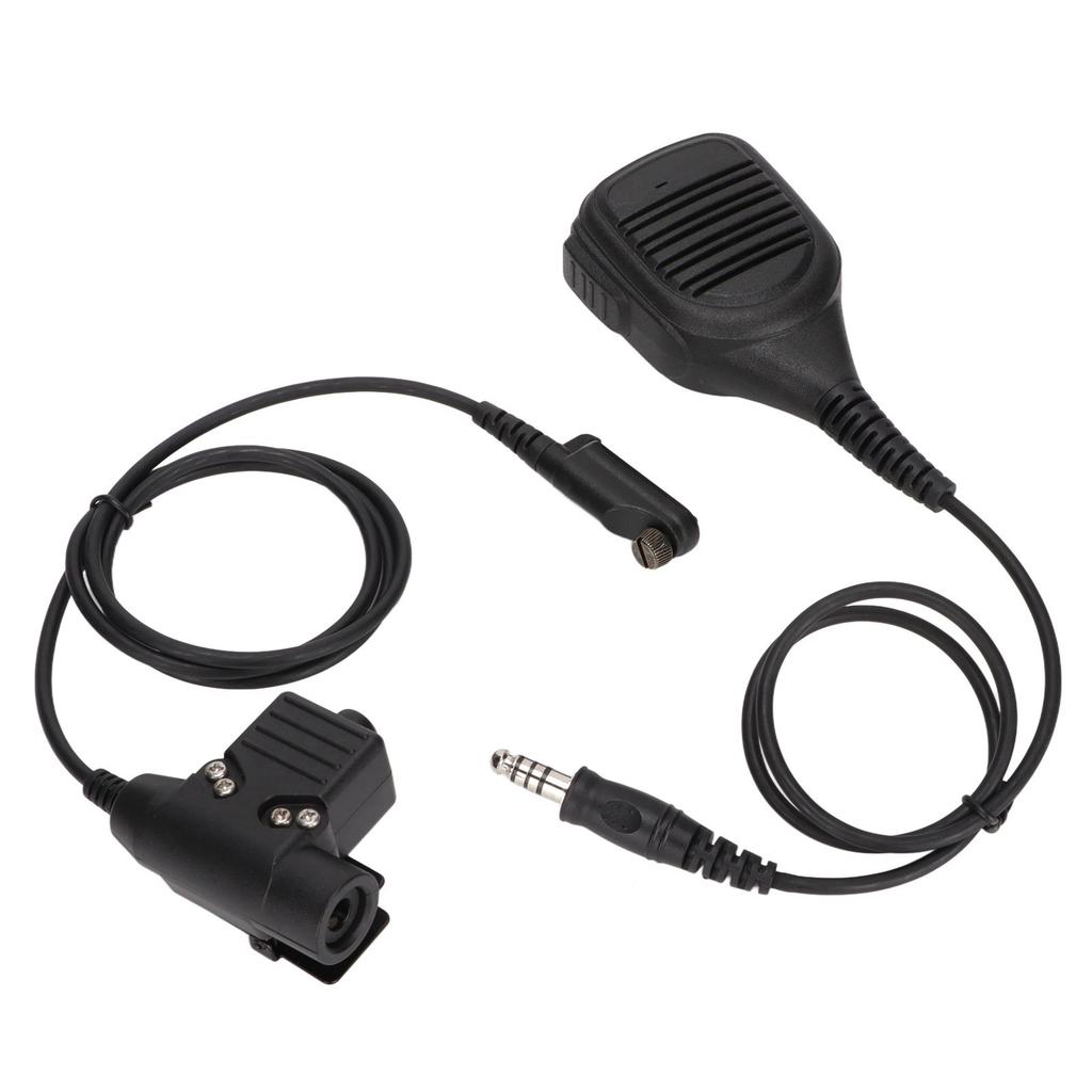 7.1mm Shoulder Microphone Two Way Radio Speaker Mic with U94 PTT for Hytera PD600 PD602 PD605 PD662