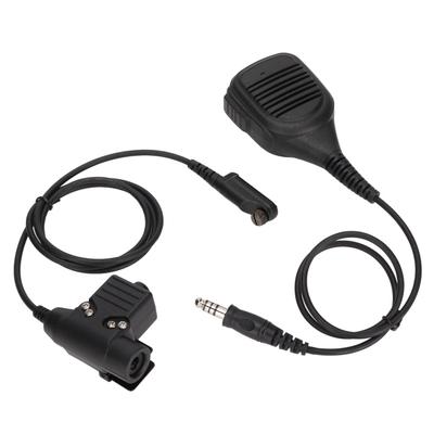 7.1mm Shoulder Microphone Two Way Radio Speaker Mic with U94 PTT for Hytera PD600 PD602 PD605 PD662