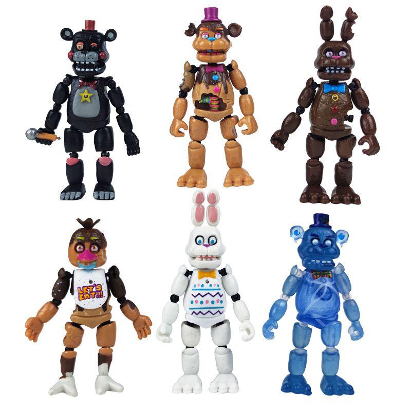 Set Fnaf Action Figure Security Breach Five Nights At Freddys Action Figure Toy