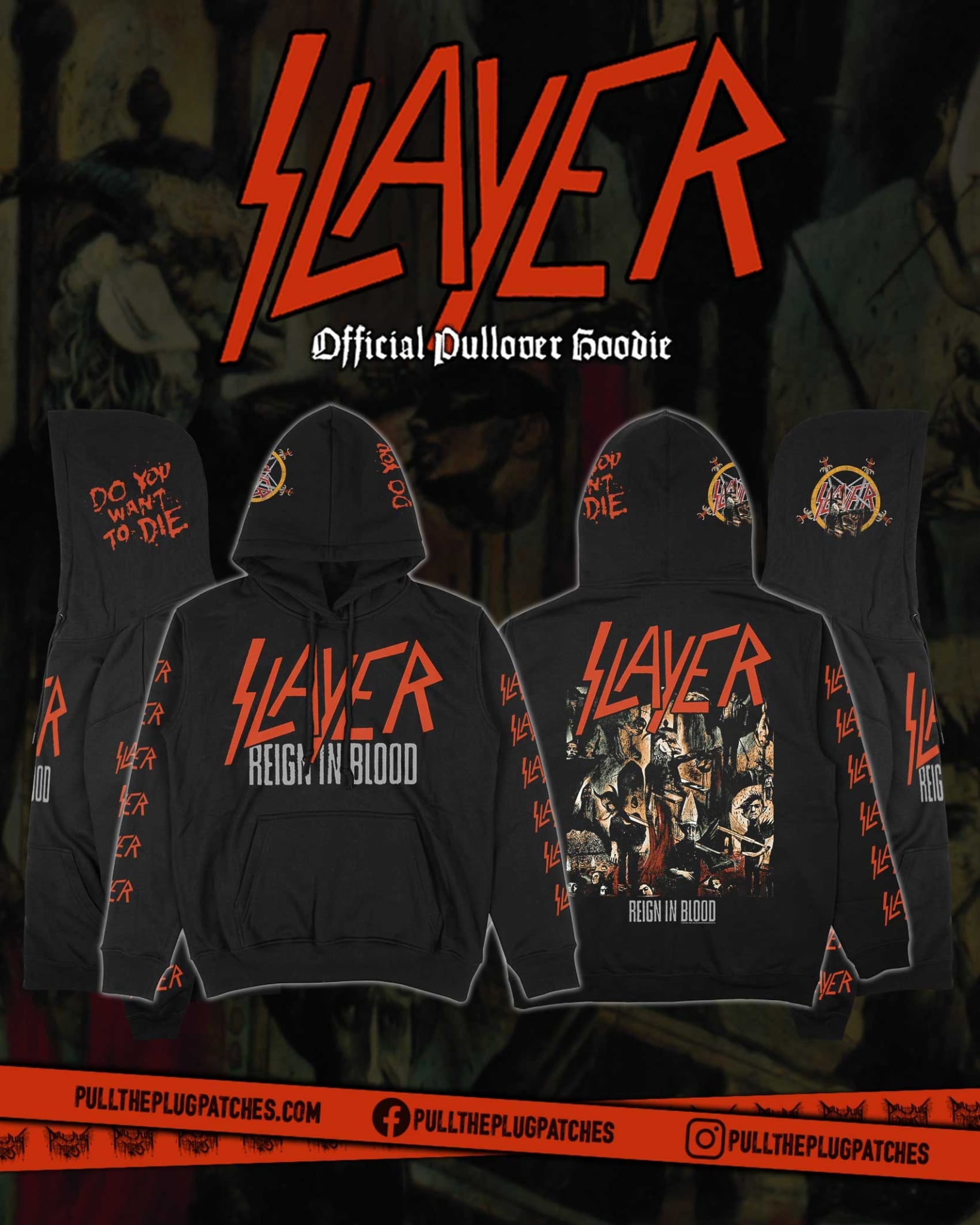 

Худи свитшот Slayer Reign in Blood Мужской Женский Оверсайз Y2k Флис Уличный Свитшот Американская Death Metal Группа Женская Мужская Одежда 4XL
