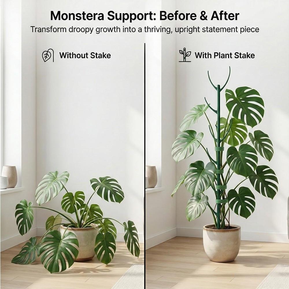 Prevent Tipping Over Climbing Vine Stake Flower Pot Trellis Garden Plant Stake  Greenhouse