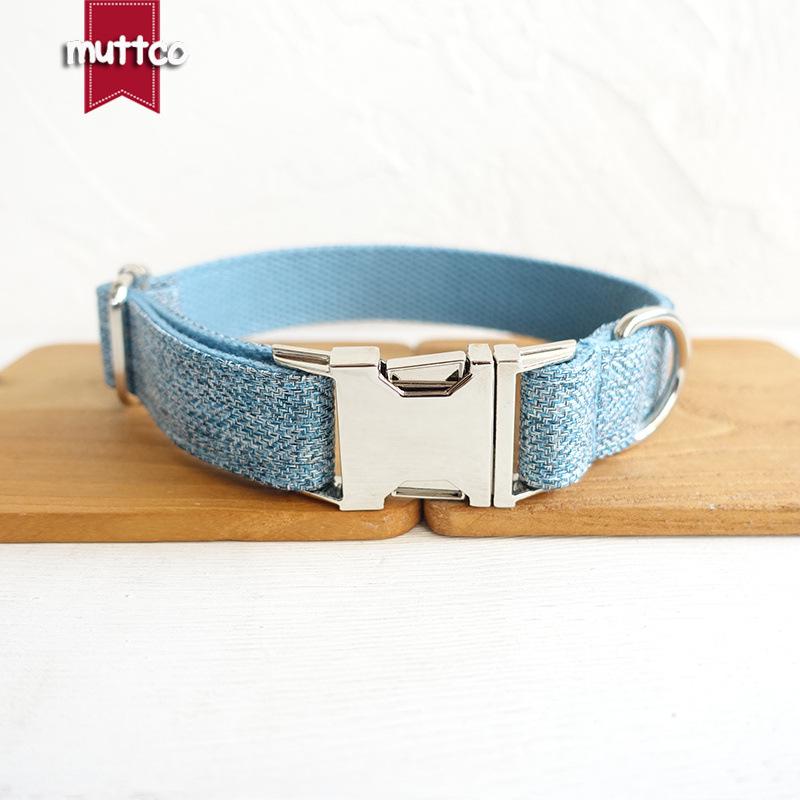 MUTTCO Adjustable Dog Collar and Leash Set UDC-071 L