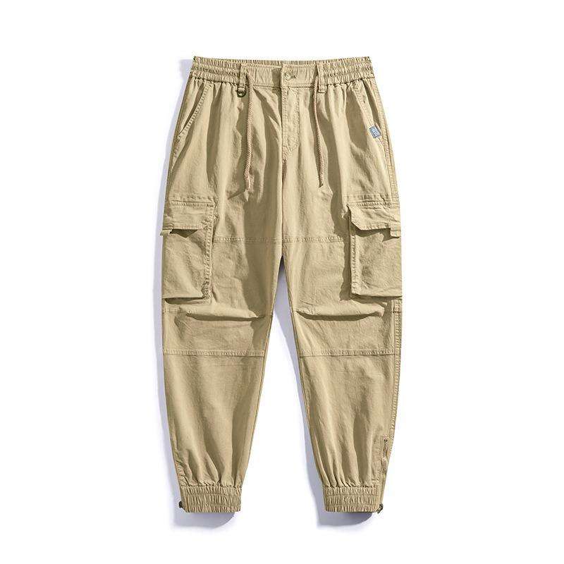 Wear Green New Overalls, High-end Ruffian Handsome Multi-pocket Pants, Trendy Brand Men's Loose and Versatile Straight-leg Pants