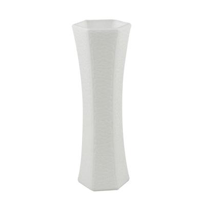 Plast Blommvaser Modern Keramisk Look Plastvas För Blommor Okrossbar Geometrisk Keramisk Look Vas För Hem Kontor Café