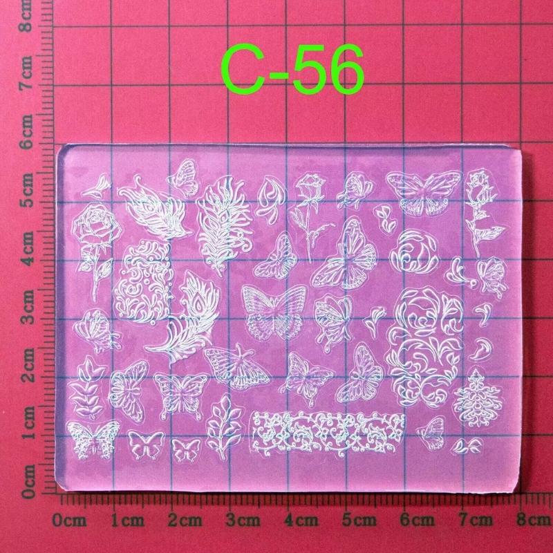 Silicone Nail Art Handicrafts Moulds DIY Nail Tools Accessories Nail Carving Molds Silicone Material for Nail Decoration