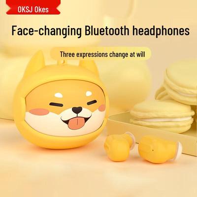 OKSJ Cartoon Cat Dog TWS Bluetooth Earphones G05