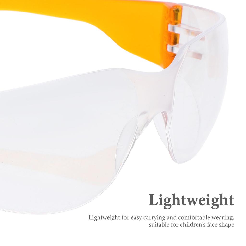 12 Pcs Children Safety Glasses Protective Safety Goggles Glasses Universal Computer Laboratory Eye Protection Spectacles Eyewear